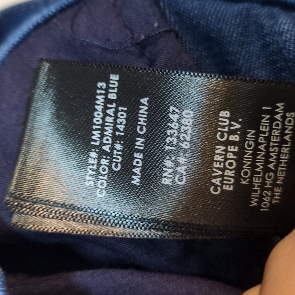 Liverpool Stretch Denim Dark Wash Jean Jacket, Size XXL - Picture 12 of 12